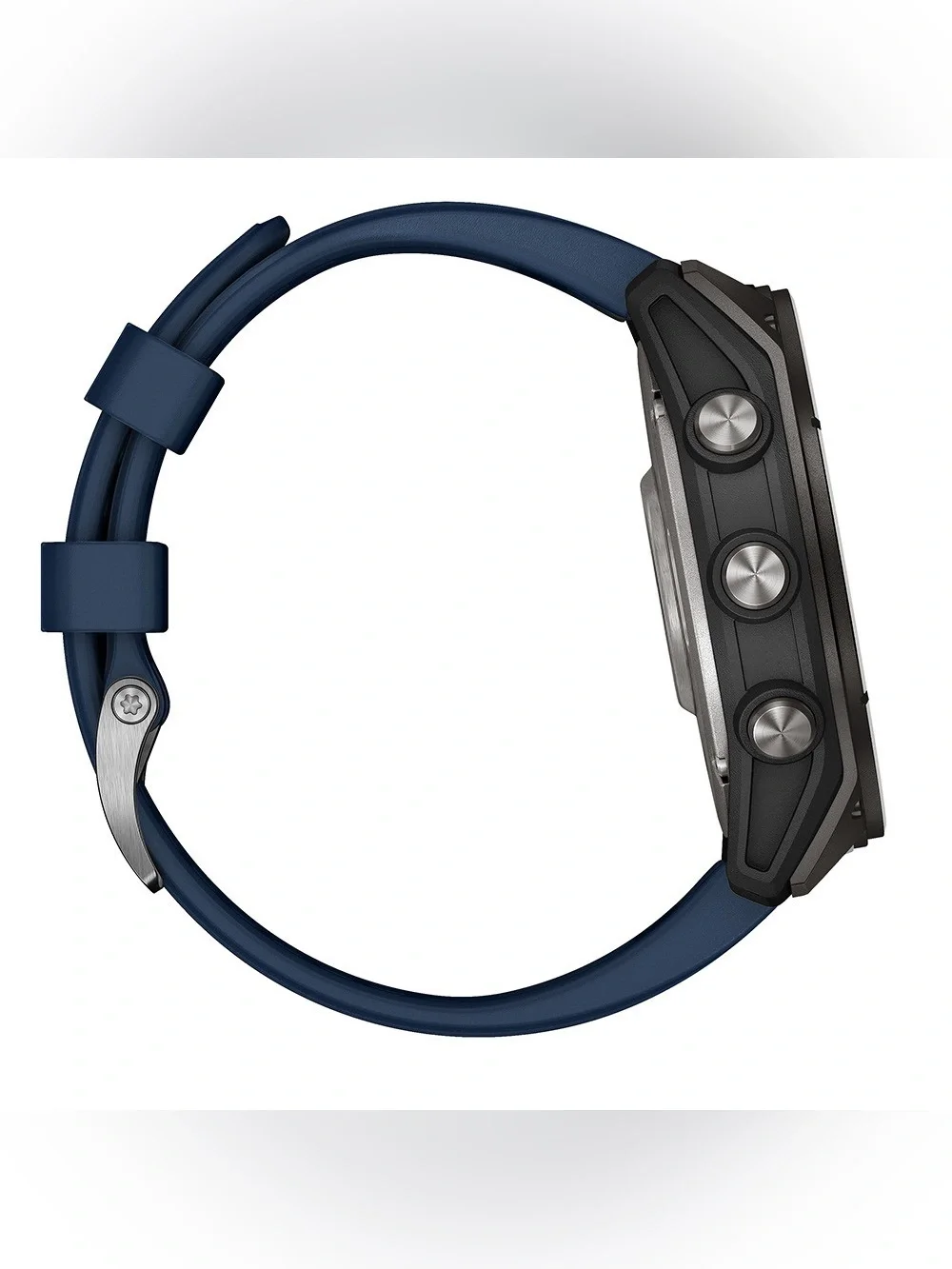 Garmin Quatix 8 Smartwatch with Blue Band and Black Case